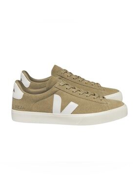 Veja Campo Canvas Rubber Sole Low-Top Lace-Up Sneakers, Size 9